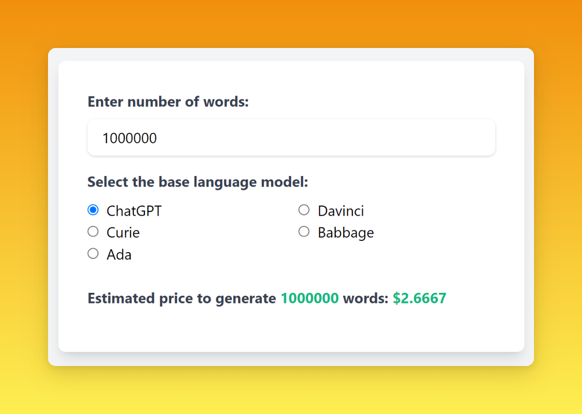 Openai gpt price calculator OpenAI API openai-gpt-price-calculator-openai-api