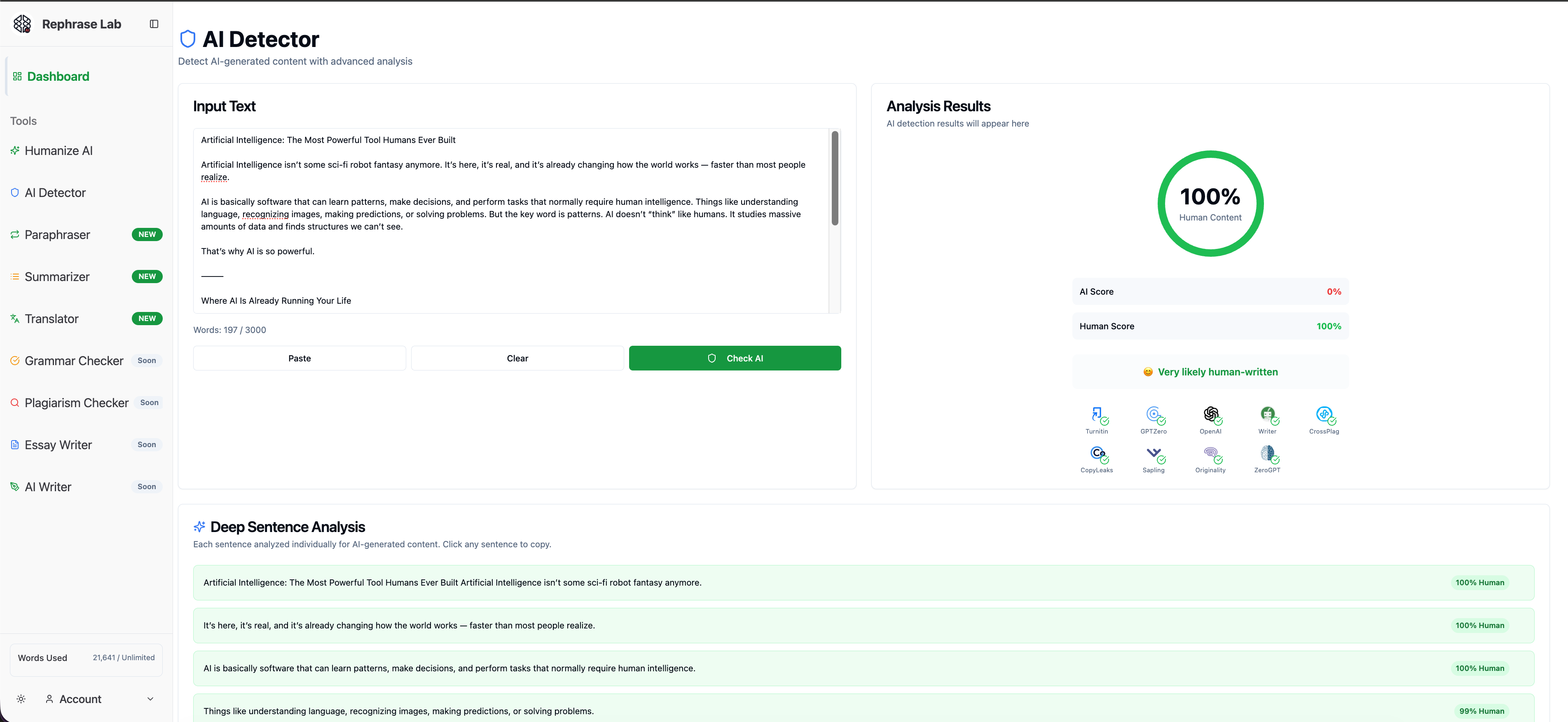 Rephrase Lab gallery image