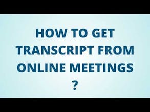 Live Transcript Extension gallery image