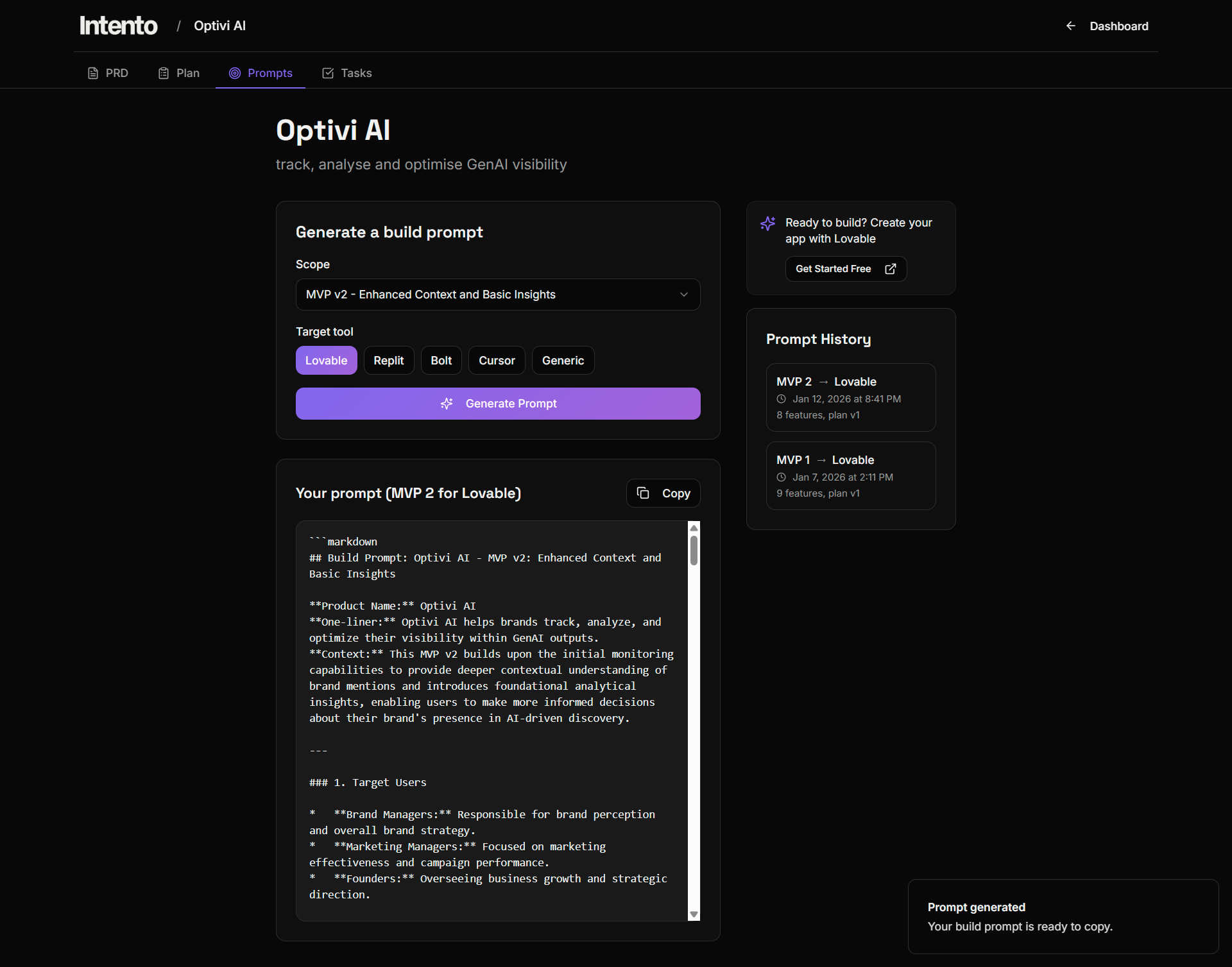 Intento.Digital gallery image