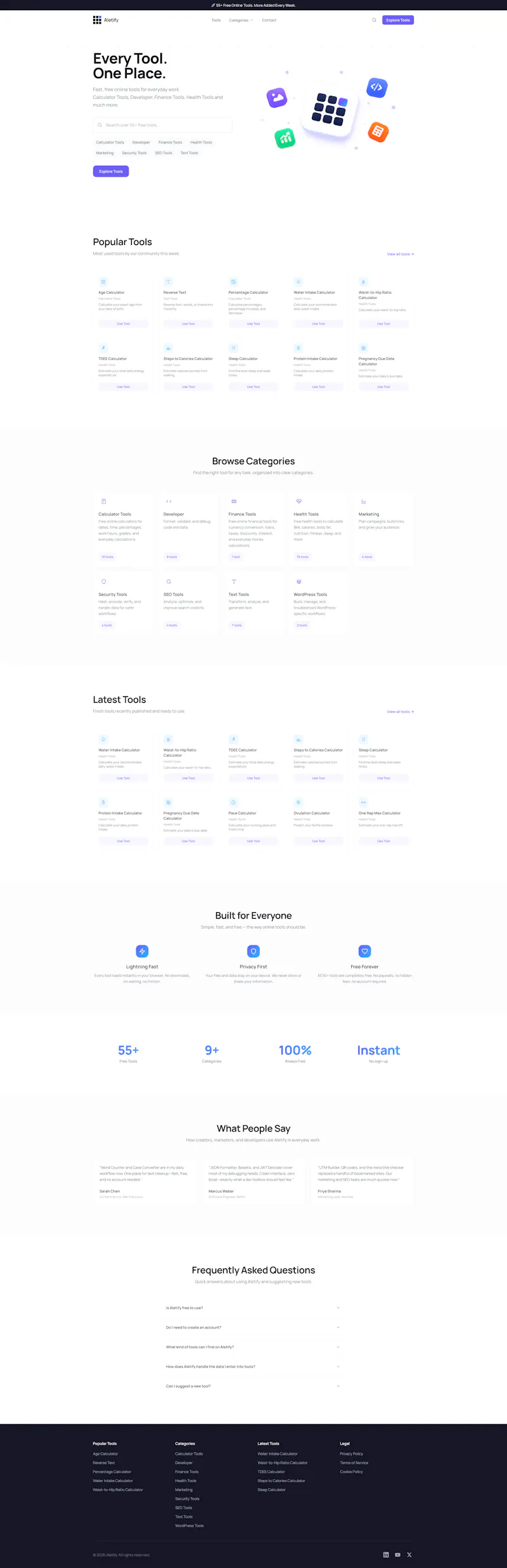 Aletify screenshot 1
