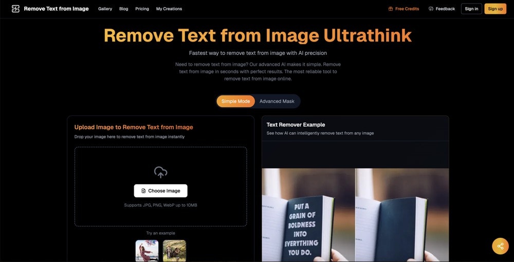 Remove Text from Image gallery image