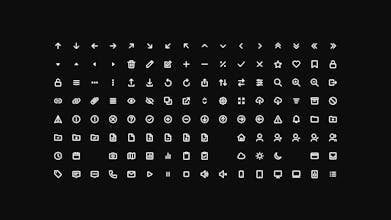 Mono Icons | Open-source Icon Set gallery image