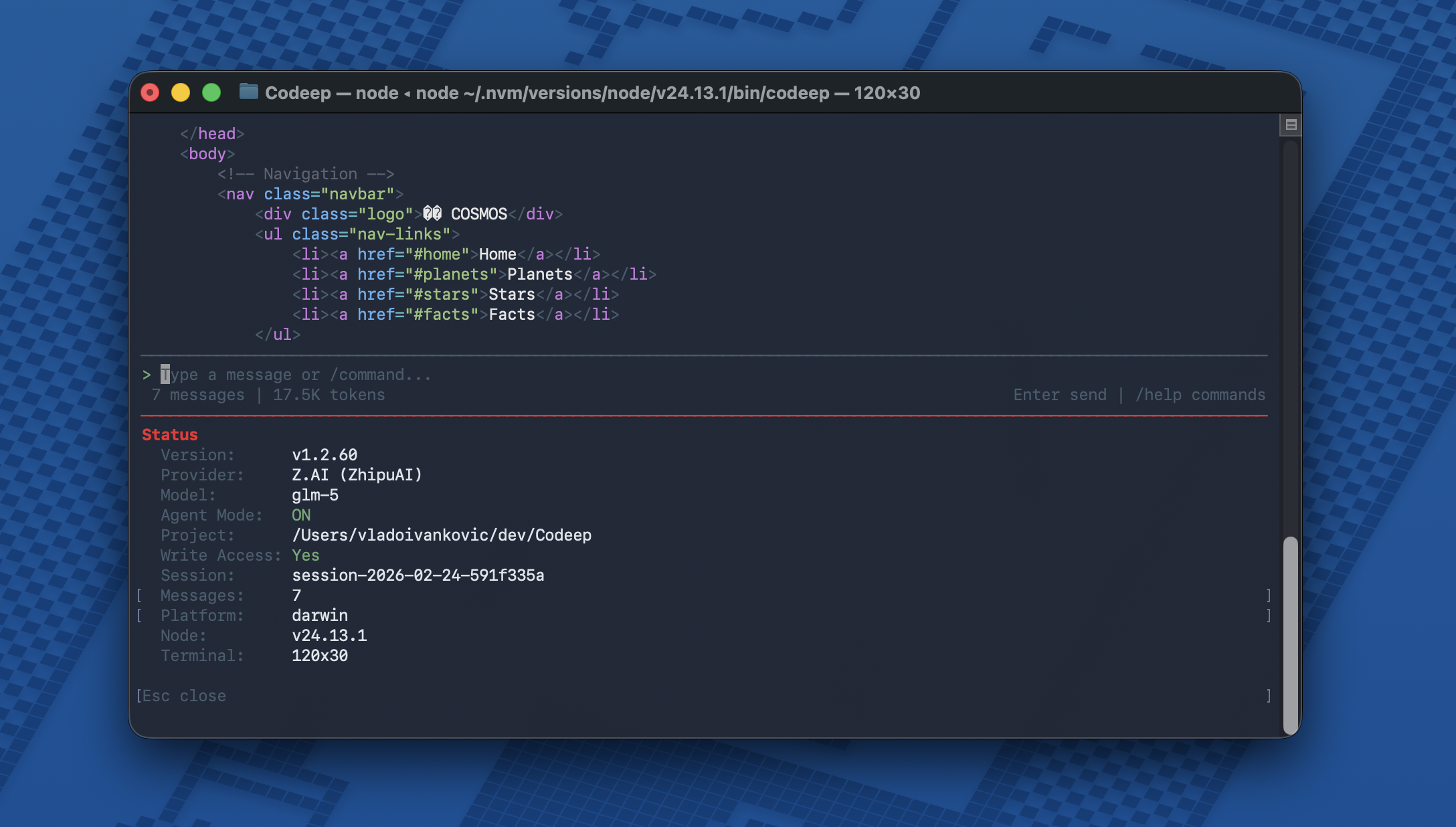 Codeep - Screenshot 4 showing product features and functionality