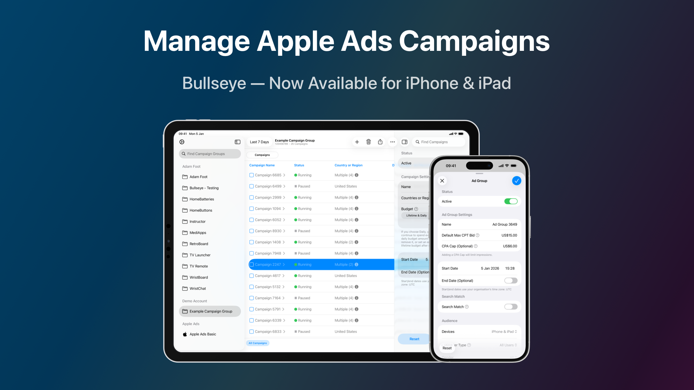 Bullseye - Apple Ads Manager gallery image
