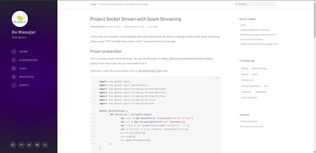 Simple Blog For Crawler And BigData gallery image