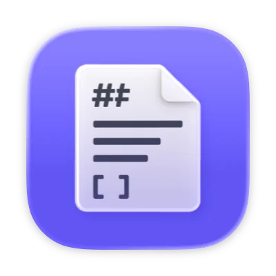 Markdown Browser - Product Hunt launch logo and brand identity