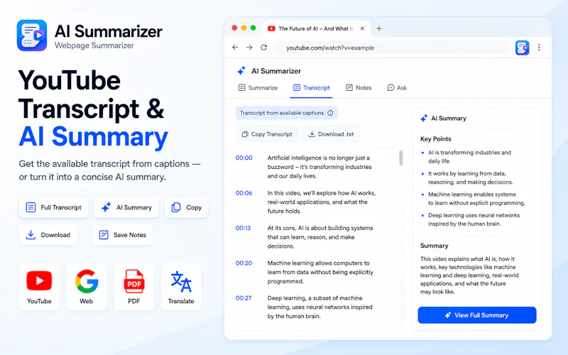 AI Summarizer screenshot 3