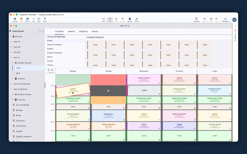 Arignote Timetable screenshot 5