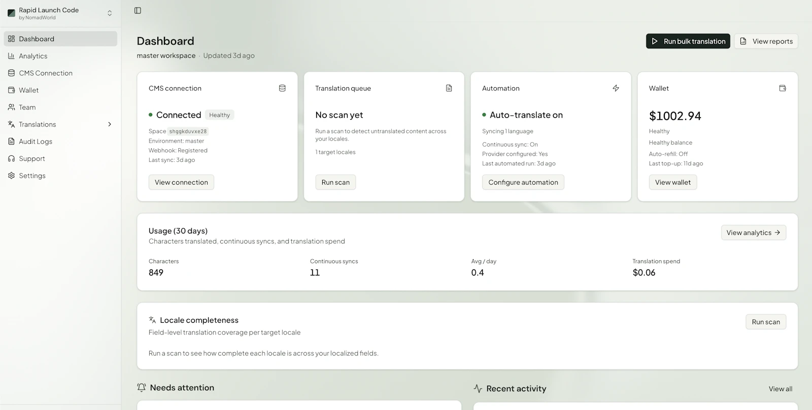 Translately screenshot 2
