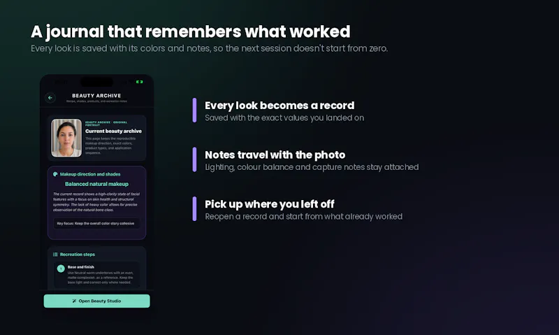 AskSimon Beauty Journal screenshot 2