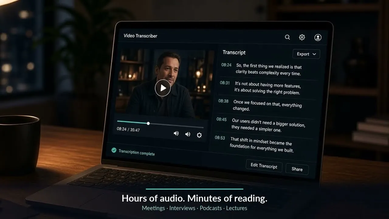 Video Transcriber gallery image