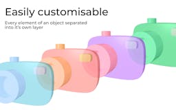 FATICONS 3D customisable icons for Figma media 3