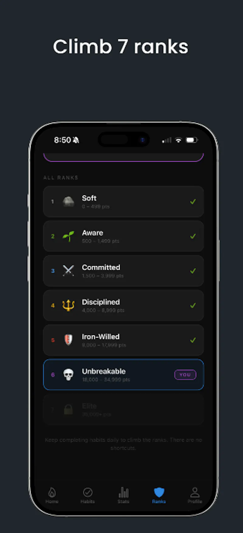 Ascend: Discipline & Habits screenshot 3