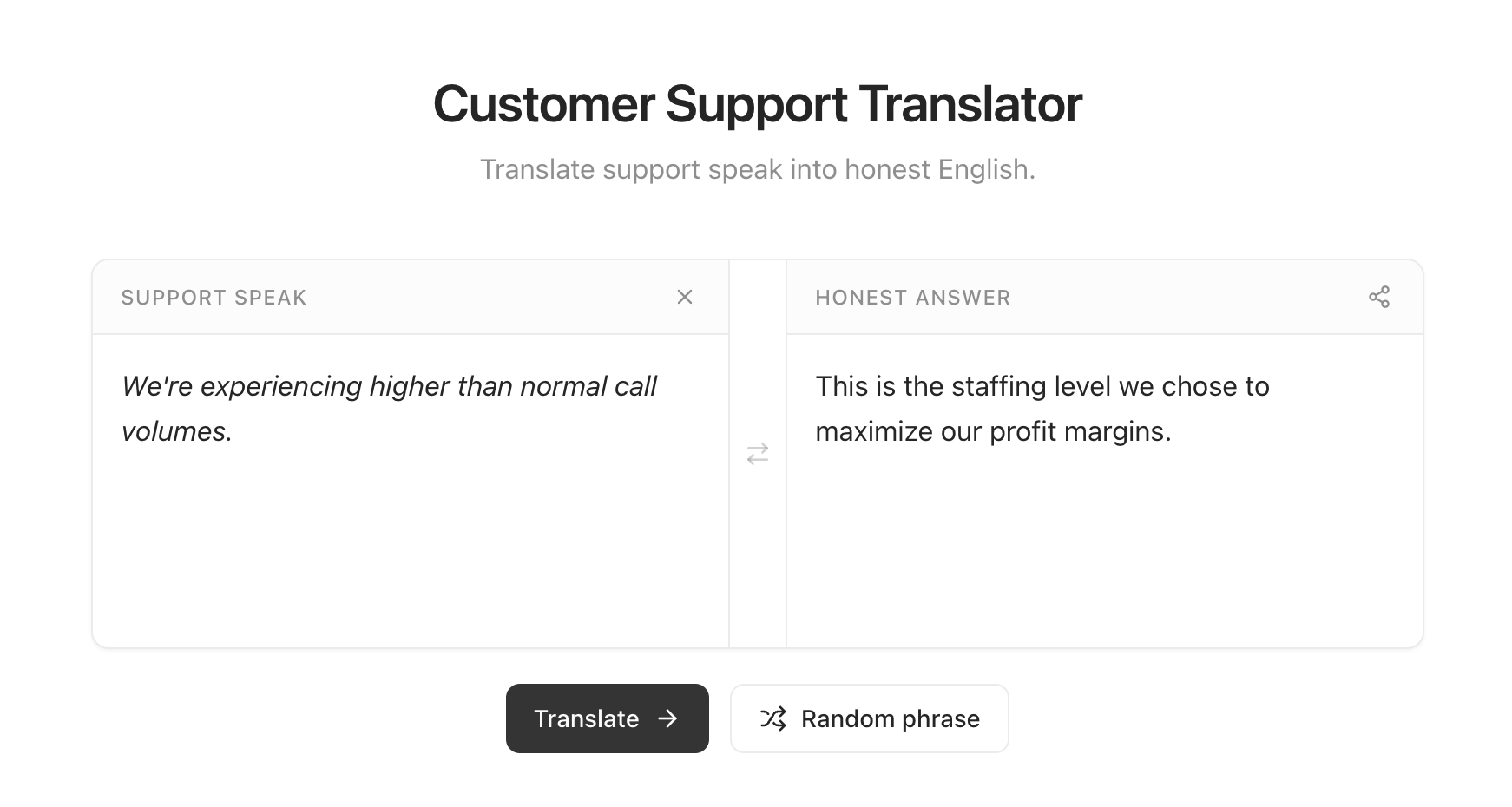 Customer Support Translator gallery image