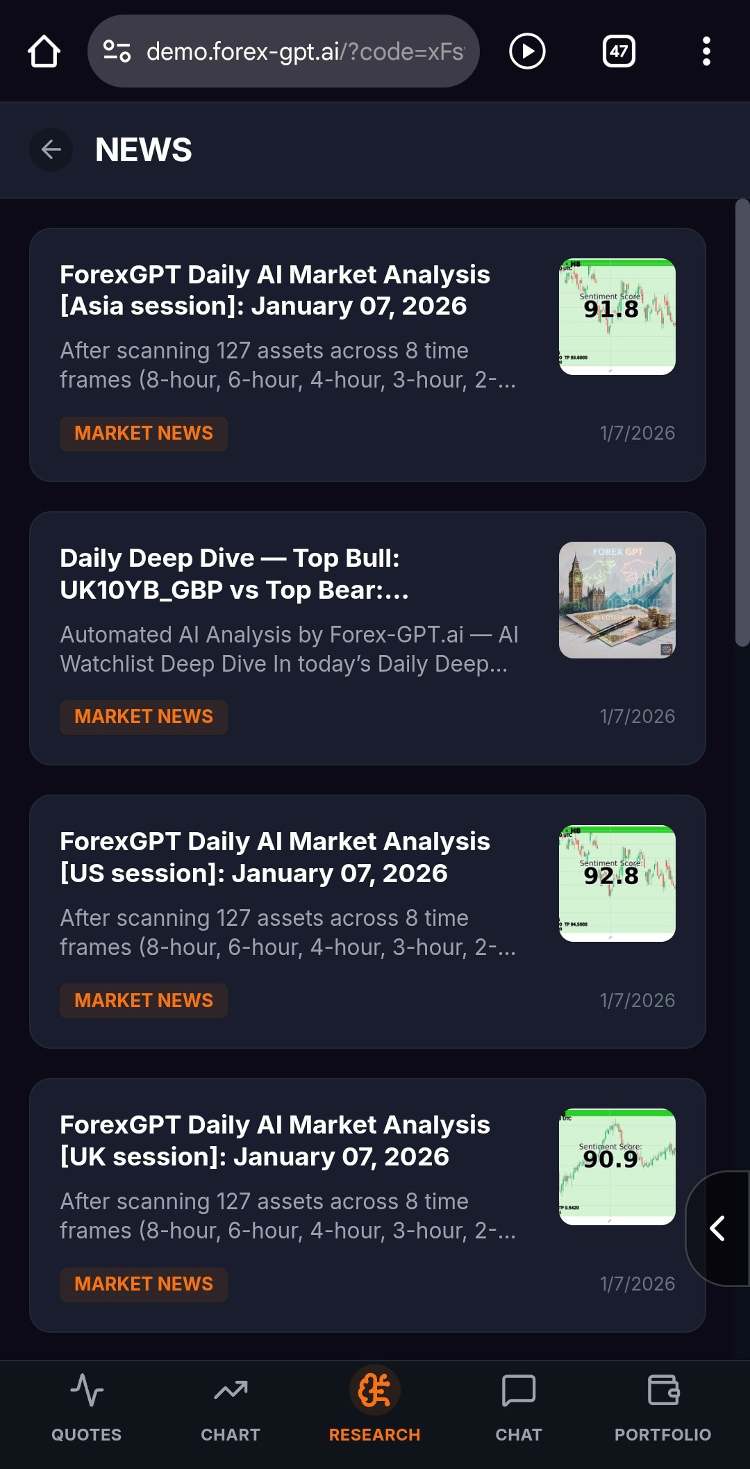 ForexGPT® Voice/Chat controlled trading gallery image