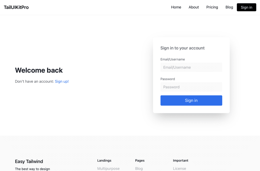 TailUIKit Pro gallery image