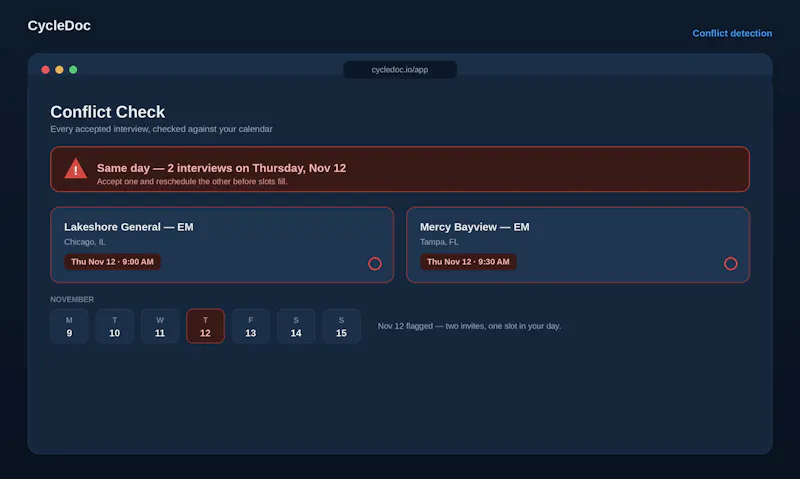 CycleDoc screenshot 2