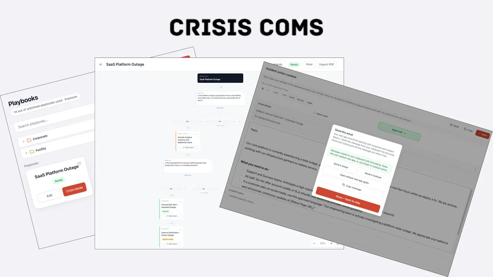 CrisisComs screenshot 2