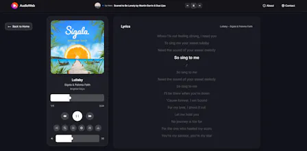 AudioWeb Music Player gallery image
