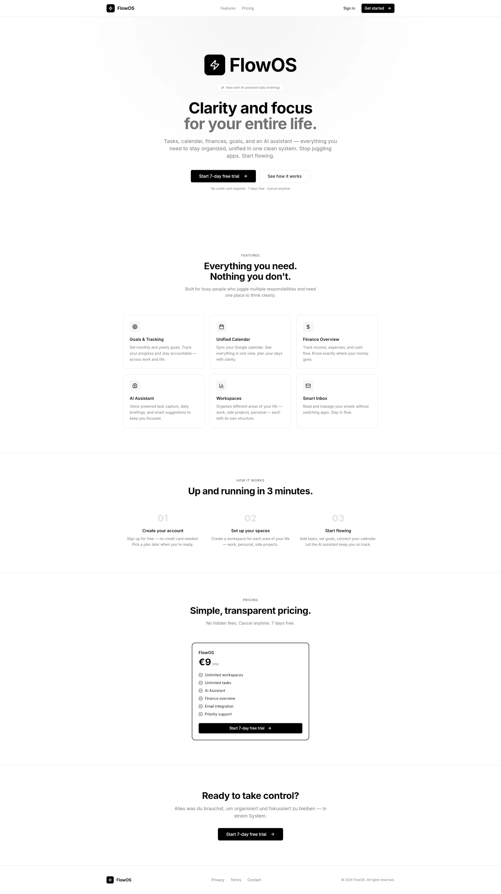 BowenFlow — The Operating System  screenshot 1