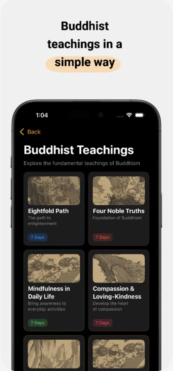 Free Meditation App: Gautama gallery image