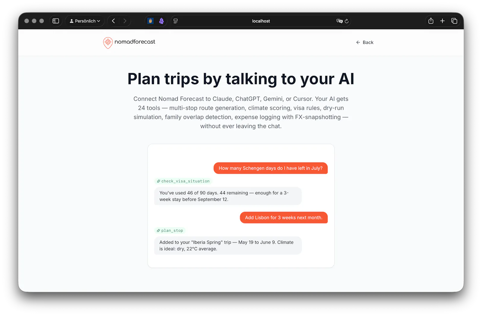 Nomadforecast screenshot 3