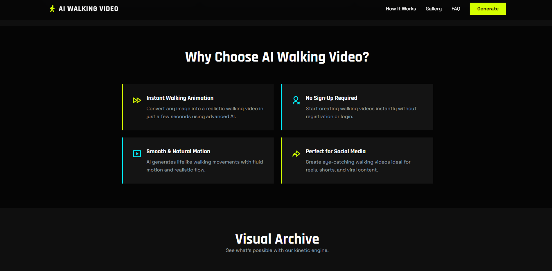 AI Walking Video Generator gallery image