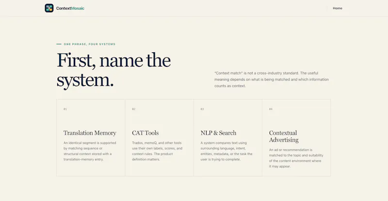 ContextMosaic screenshot 2