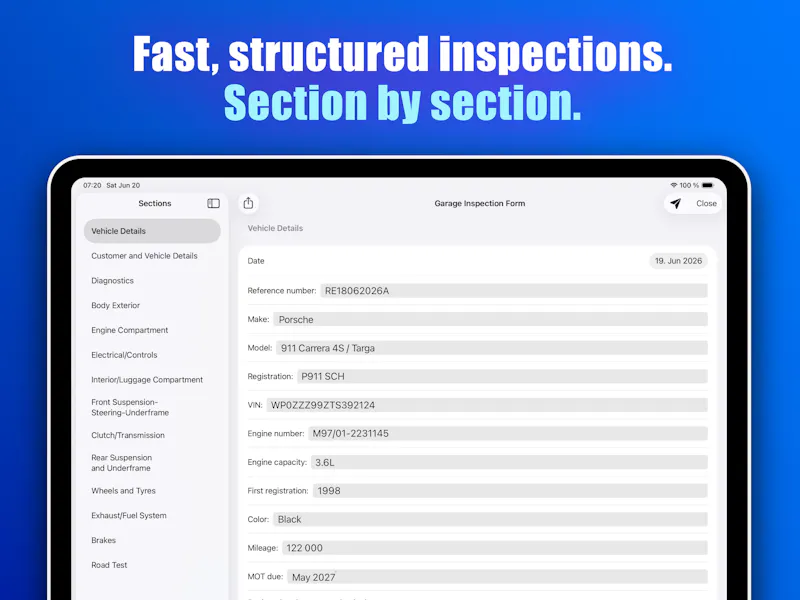 iPad Inspection App for Small Businesses screenshot 3