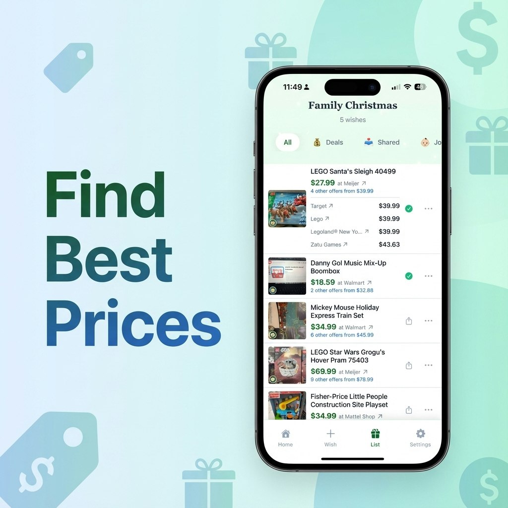 Wishbit - Main product screenshot demonstrating key features and user interface