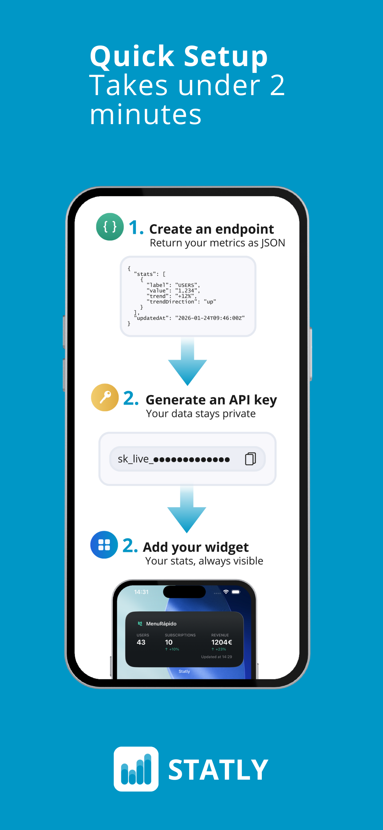 Statly - Screenshot 4 showing product features and functionality