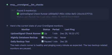 CronSignal gallery image