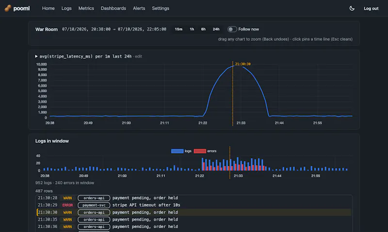 pooml (Poor Man's Logger) screenshot 5