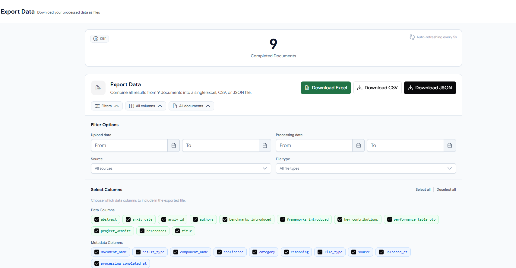 Turn any document into structured data gallery image