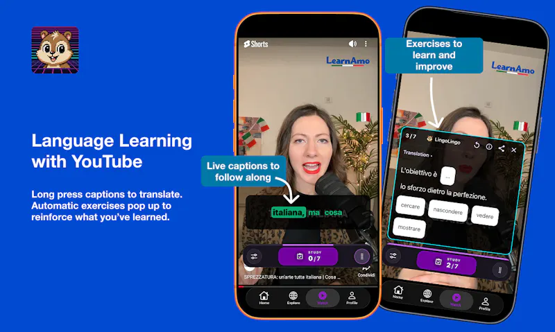 LingoLingo: Learn Language with Youtube screenshot 2