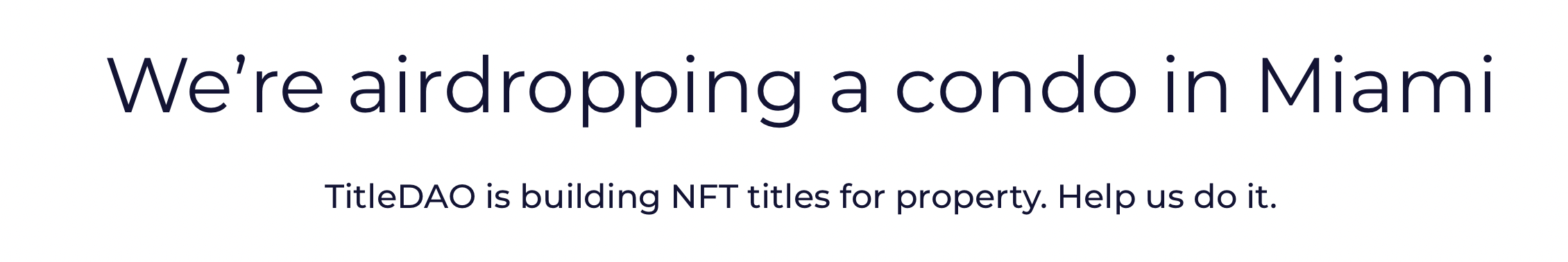 TitleDAO gallery image