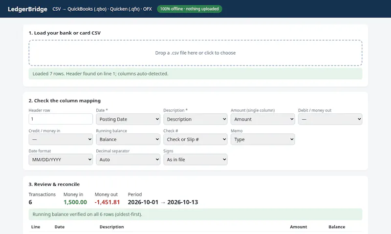 LedgerBridge screenshot 3