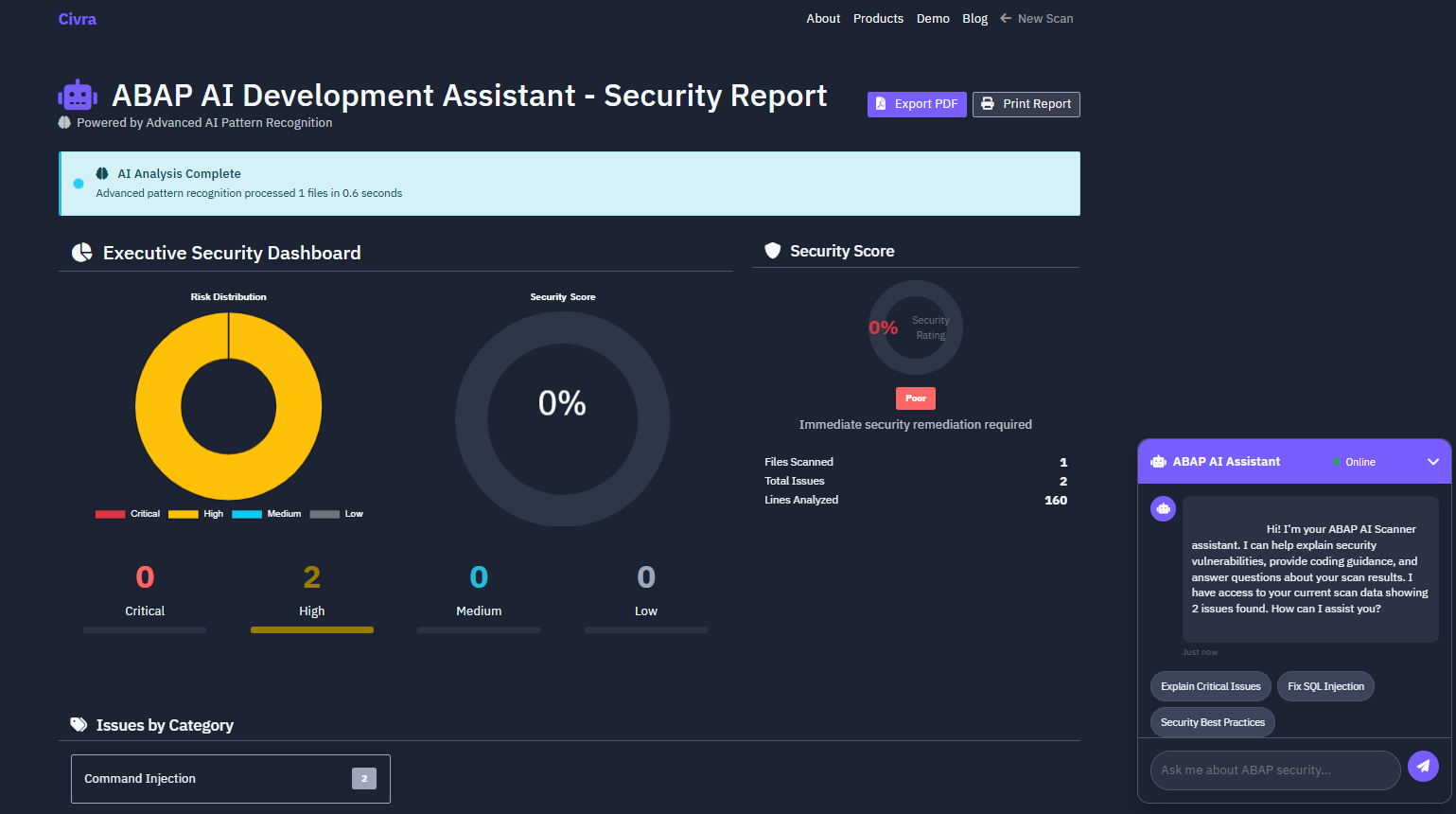 Ай-ассистент по обеспечению безопасности ABAP с AI - Защитите свой код SAP за считанные минуты, а не месяцы - с ИИ. медиа 3
