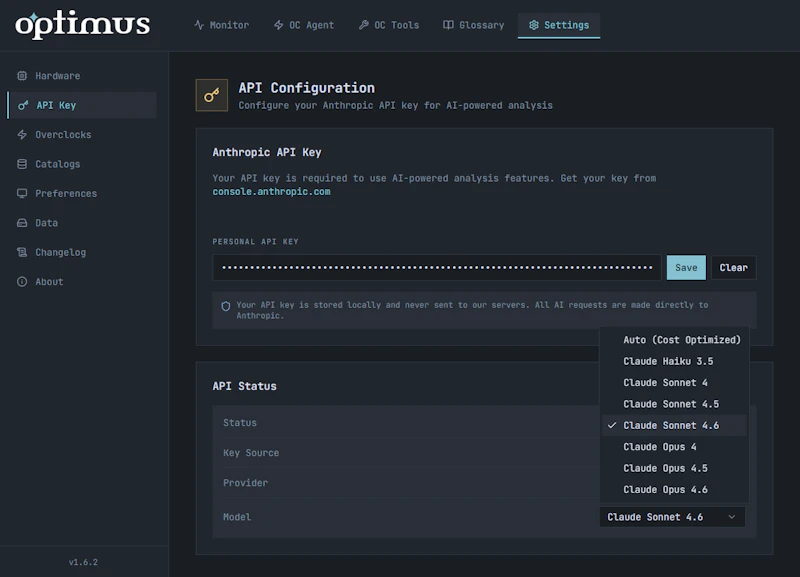 Optimus screenshot 7