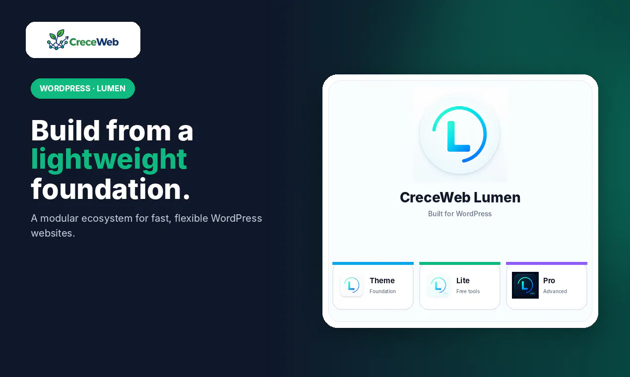 CreceWeb Lumen gallery image