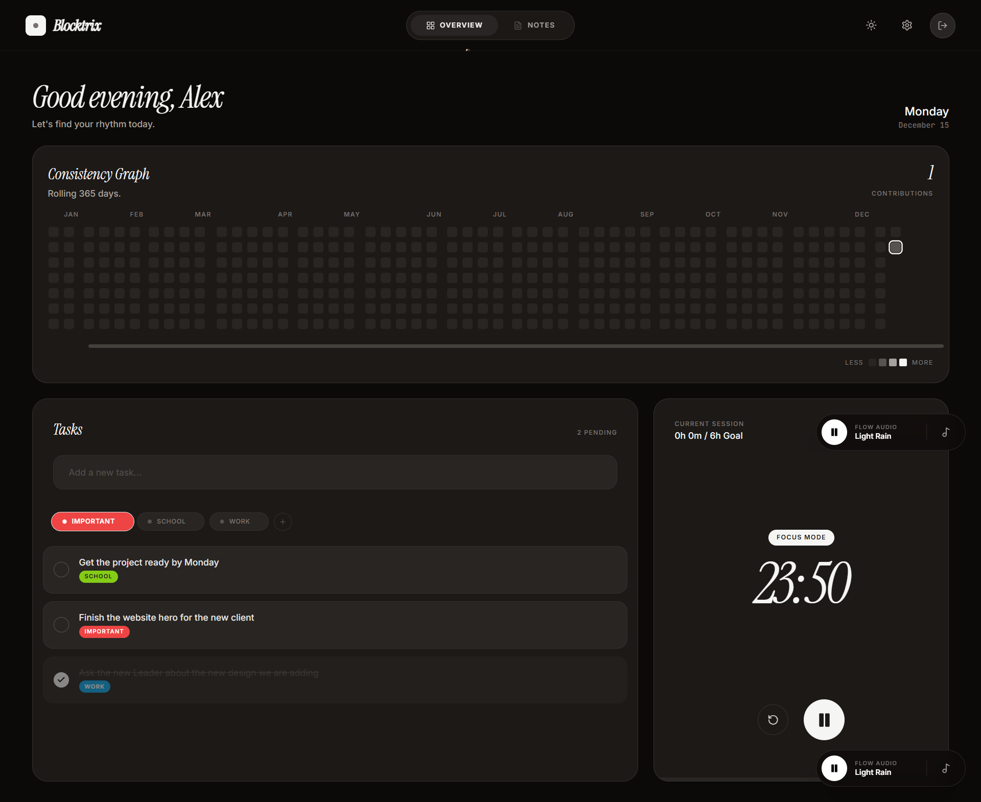 Blocktrix - Screenshot 2 showing product features and functionality