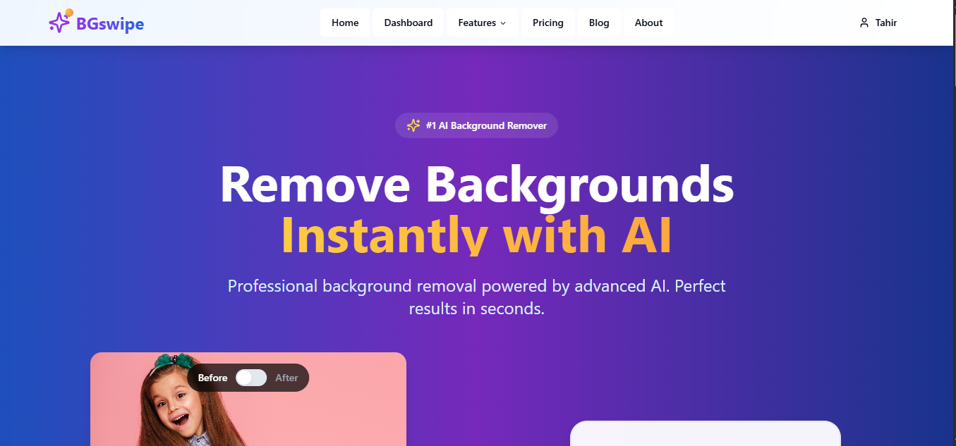 Media BGSWIPE - Remover nền ngay lập tức - Loại bỏ nền HD, miễn phí hoặc một phần của giá. 4