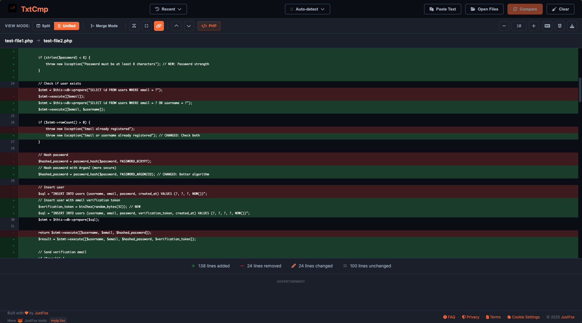 TxtCmp - Screenshot 3 preview