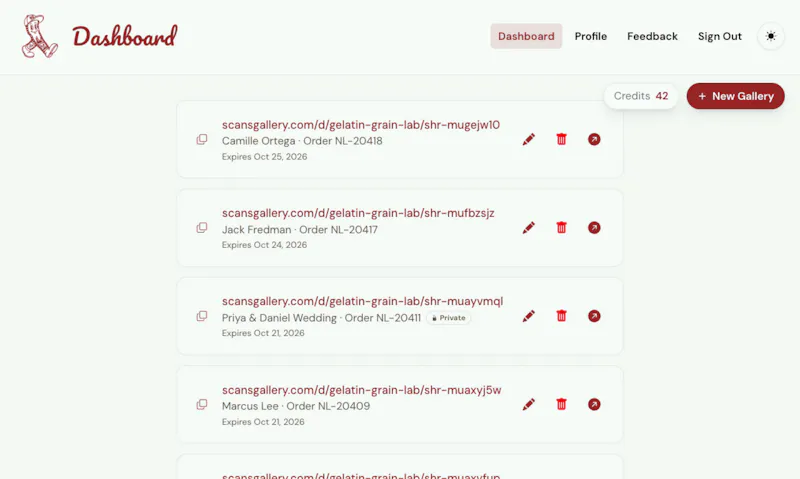 Scansgallery screenshot 2