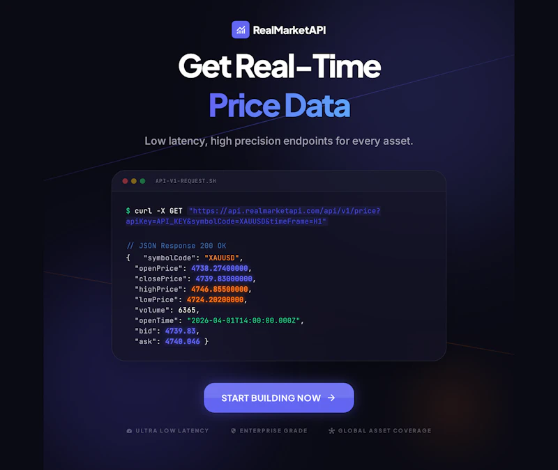 RealMarketAPI screenshot 1