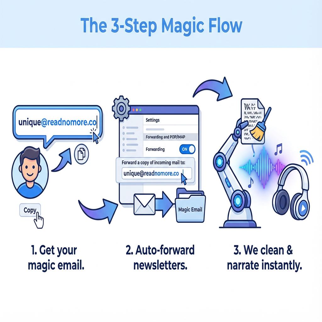ReadNoMore - Screenshot 2 showing product features and functionality