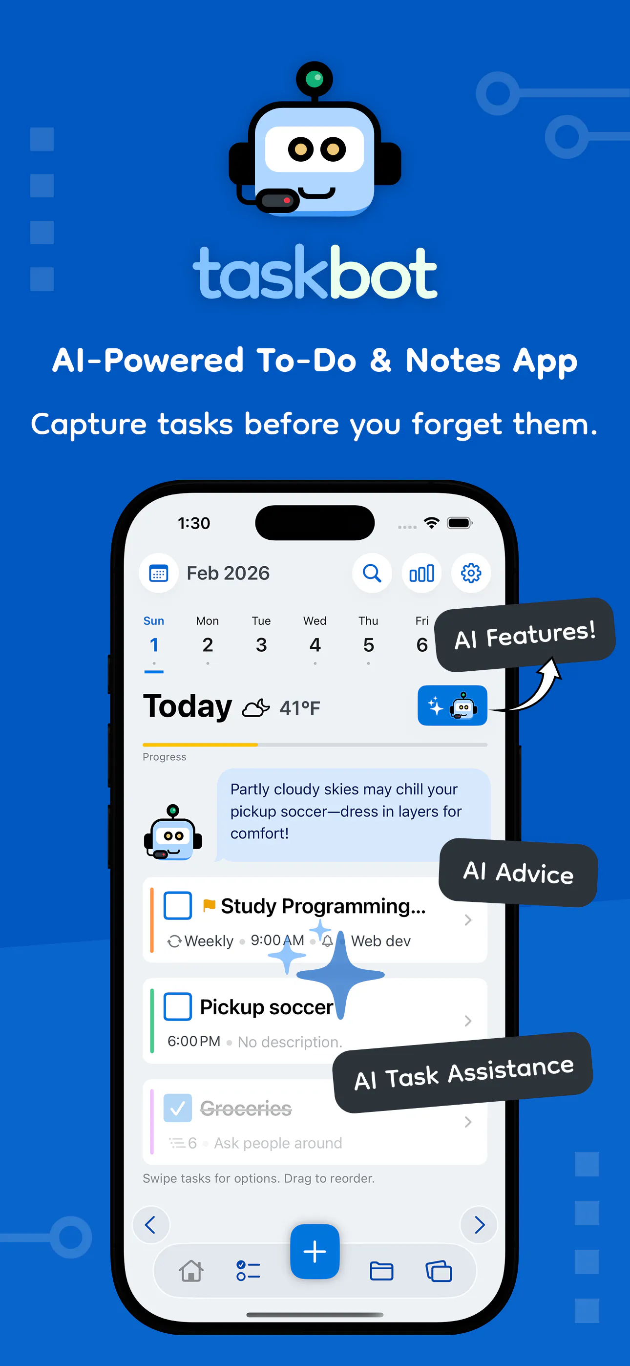 TaskBot AI Assistant 项目横幅
