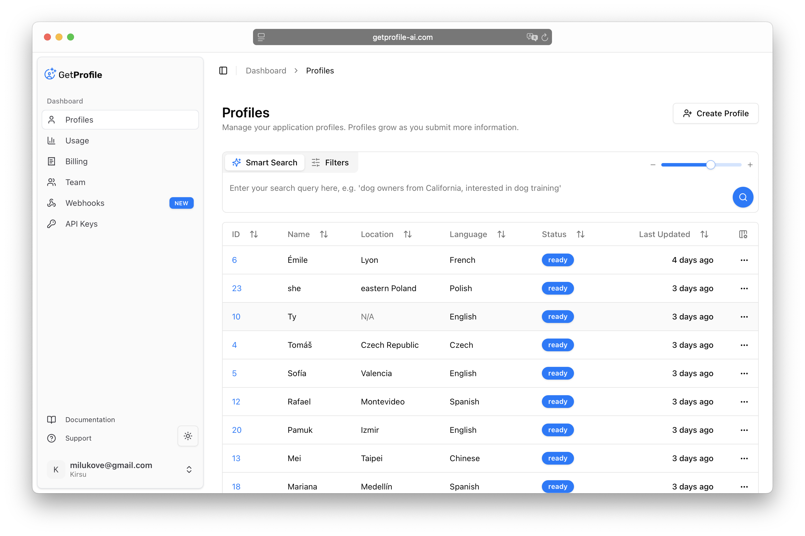 Getprofile Ai - AI ile çalışan kullanıcı profil oluşturma araçları medya 7