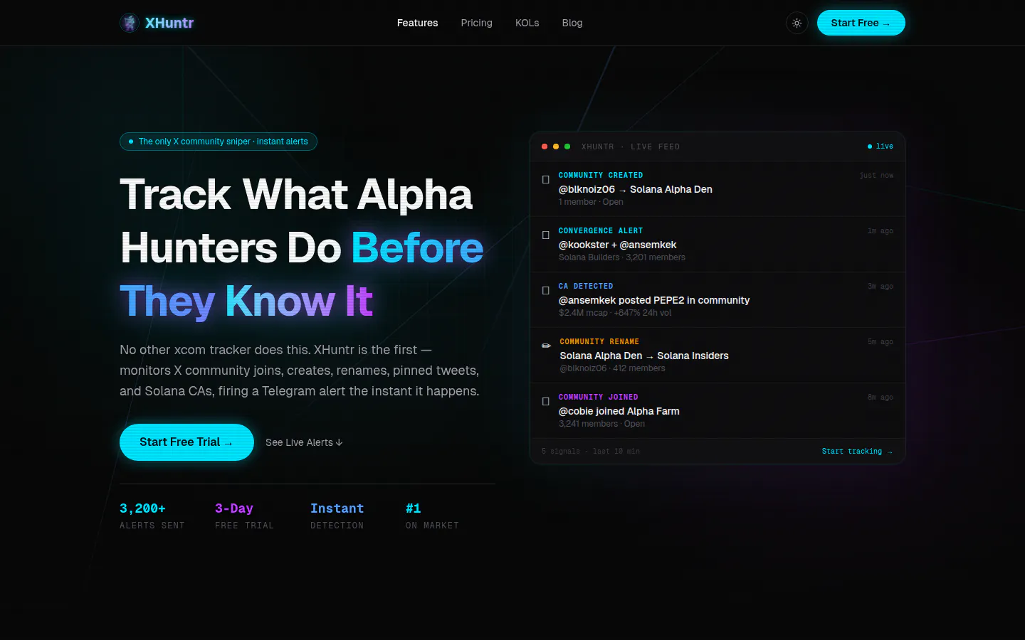 XHuntr product banner